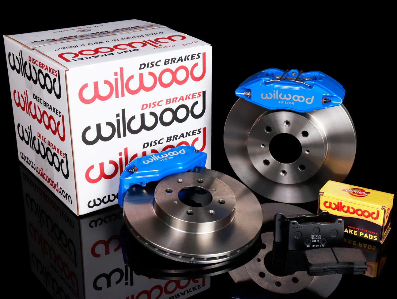 WILWOOD DPHA FRONT CALIPER & ROTOR BRAKE KIT - COMPETITION BLUE