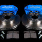 WILWOOD DPHA FRONT CALIPER & ROTOR BRAKE KIT - COMPETITION BLUE