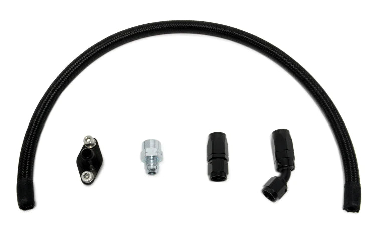 STM E85 Fuel Feed Kit (Hard Line to Rail) for Evo 7/8/9