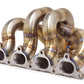 STM Evo 4-9 Forward-Facing V-Band Turbo Exhaust Manifold | PTE flanged