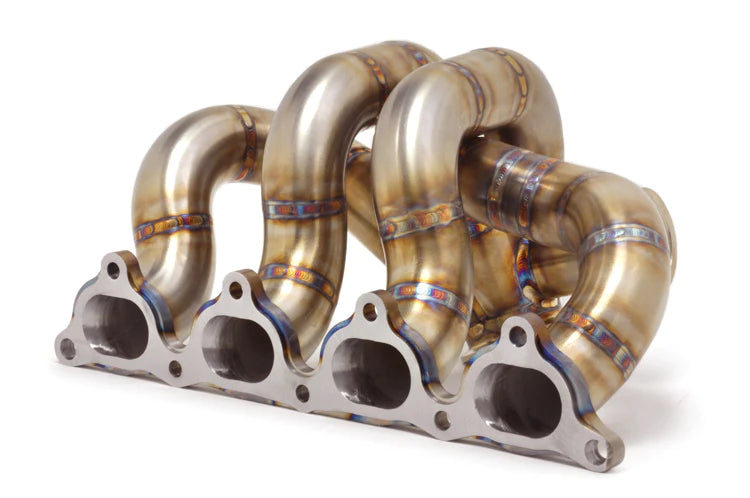 STM Evo 4-9 Forward-Facing V-Band Turbo Exhaust Manifold | PTE flanged