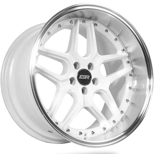 ESR White CS15 18x8.5 5x100 30mm Wheel