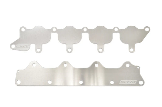 STM Evo 4-9 4G63 Head to Manifold Block Off Plates