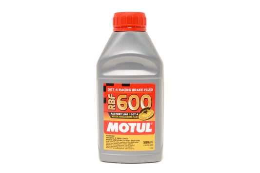 Motul 1/2L Brake Fluid RBF 600 - Racing DOT 4 - CASE OF 12