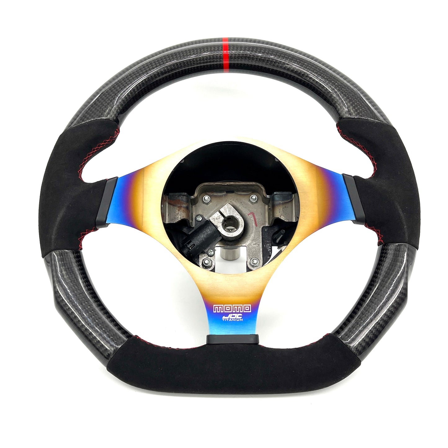 JDC Titanium Steering Wheel Overlay (Evo 7/8/9)