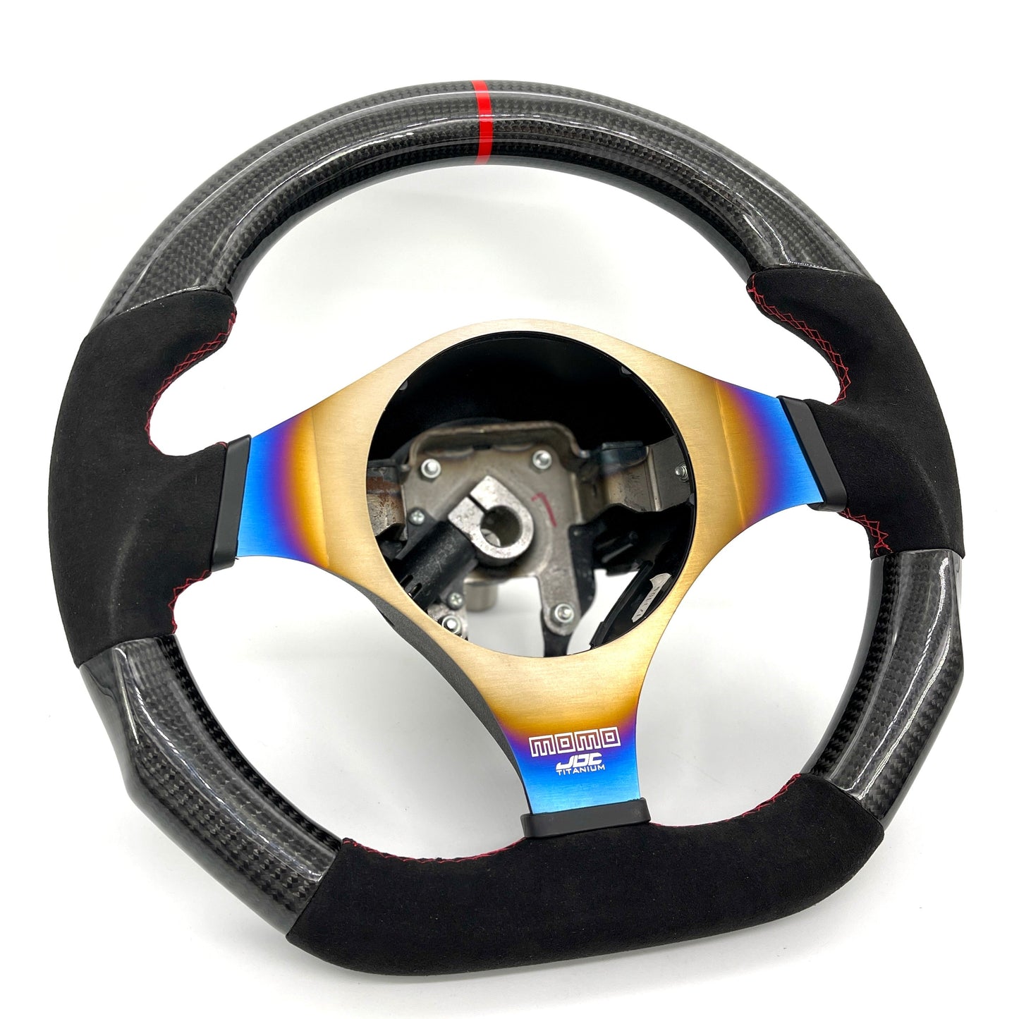 JDC Titanium Steering Wheel Overlay (Evo 7/8/9)