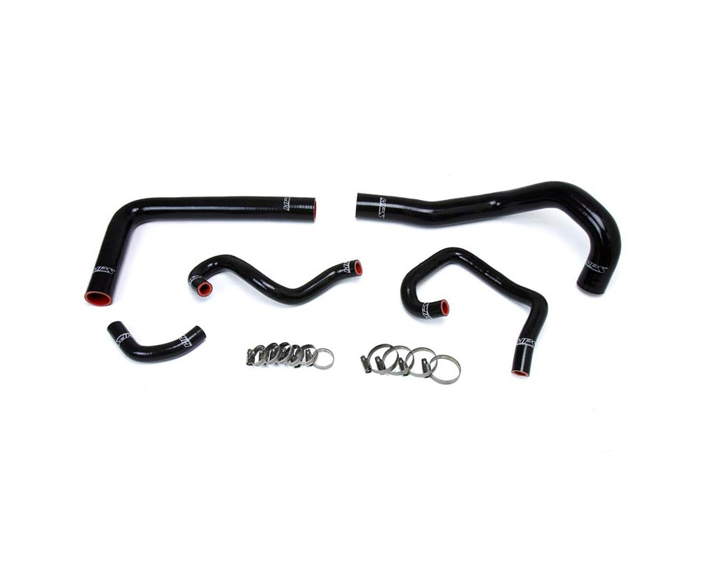 HPS Black Reinforced Silicone Radiator + Heater Hose Kit Coolant for Toyota 93-98 Supra MK4 2JZ Turbo Left Hand Drive