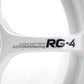 Advan RG-4 Wheel 18x9.5 5x114.3 35mm Racing White Metallic & Ring- Set