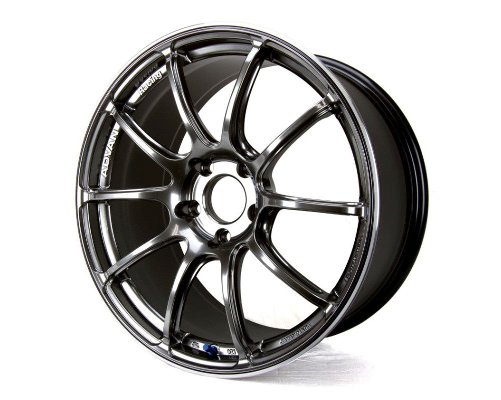 Advan RZII Wheel 18x10.5 5x114.3 15mm Racing Hyper Black & Ring -Set