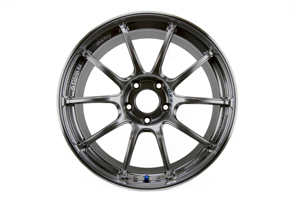 Advan RZII Wheel 18x10.5 5x114.3 15mm Racing Hyper Black & Ring -Set