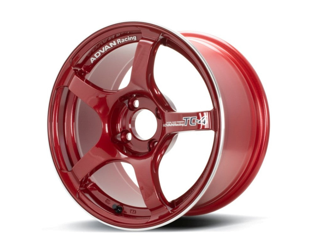 Advan TC-4 Wheel 18x10.5 5x114.3 15mm Racing Candy Red & Ring