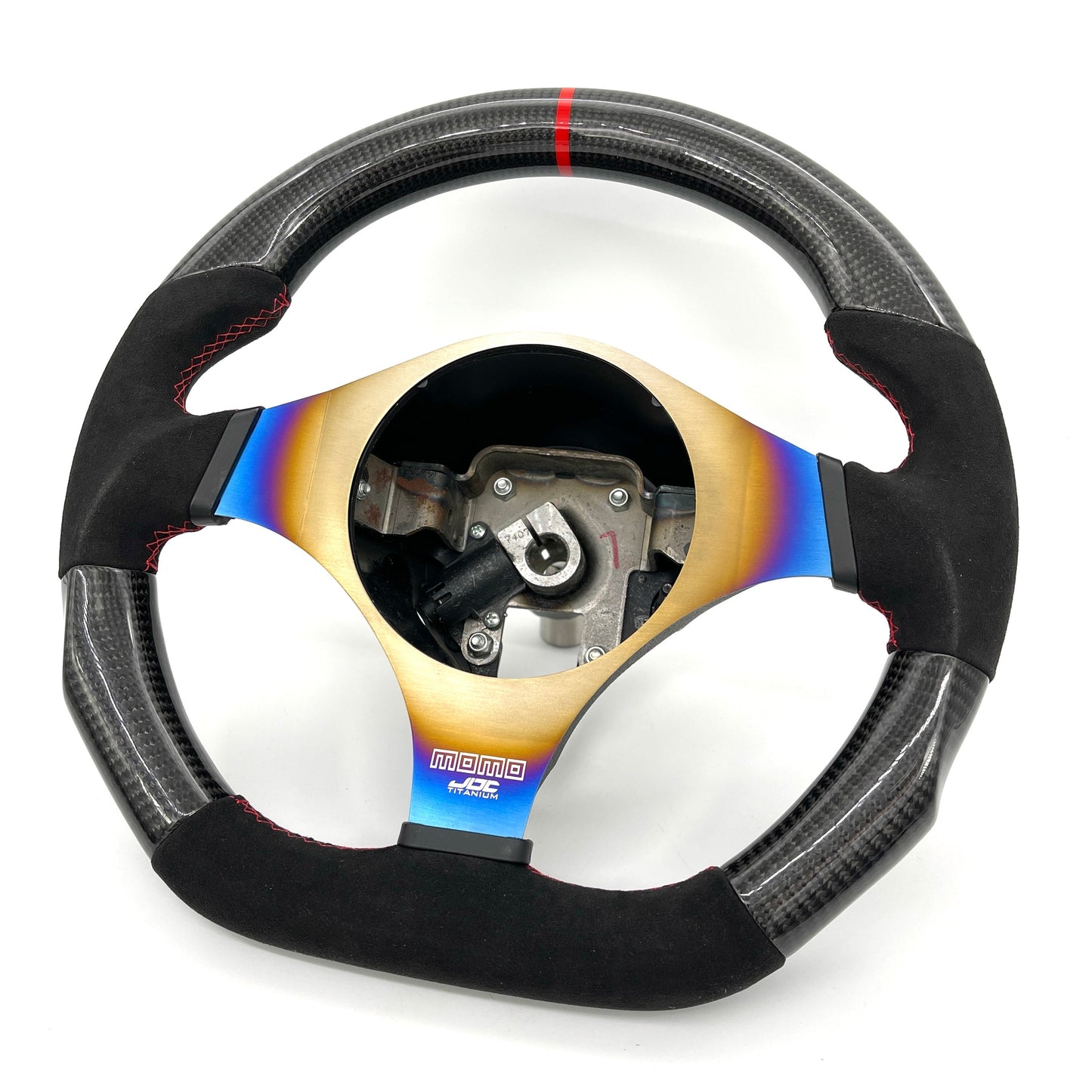 JDC Titanium Steering Wheel Overlay (Evo 7/8/9)