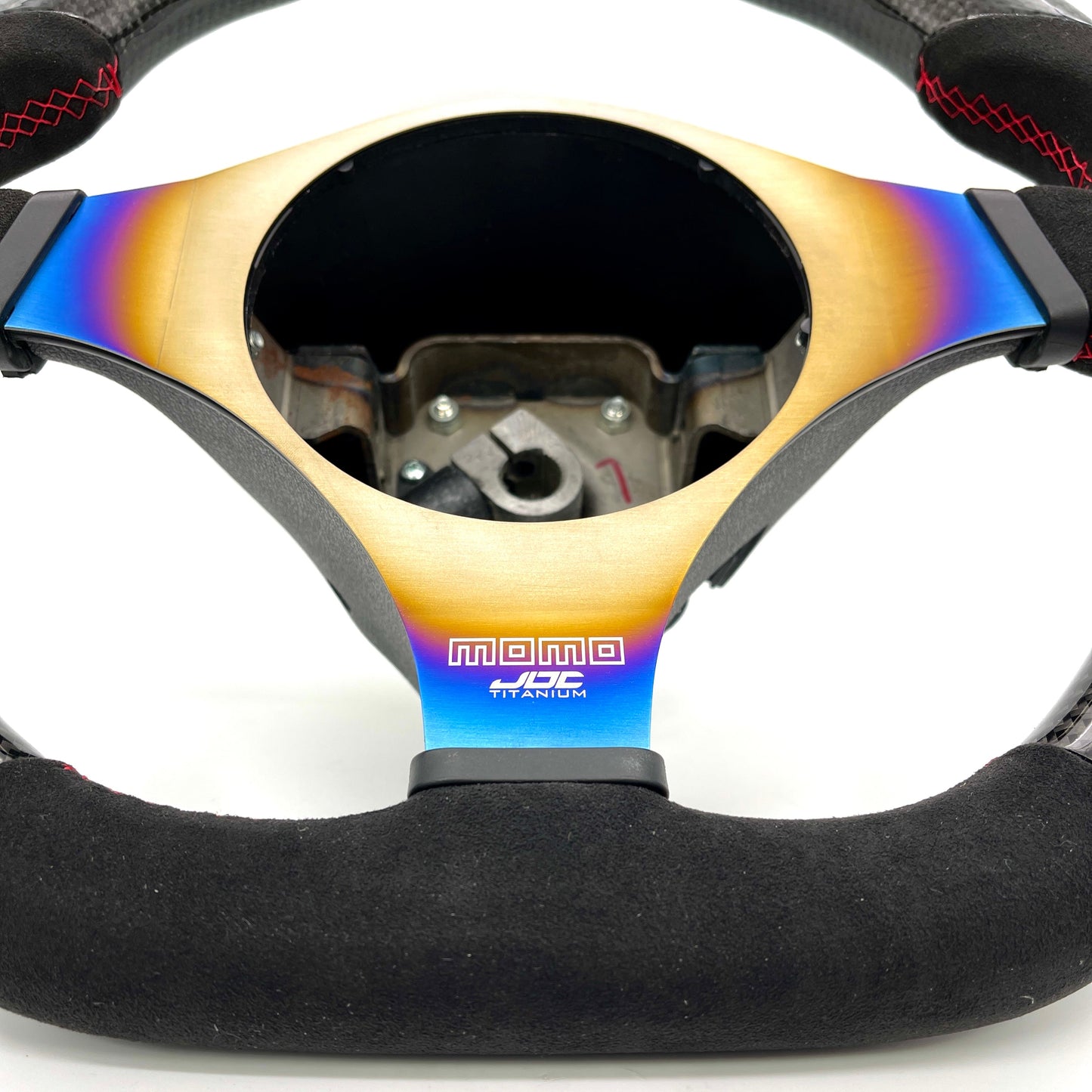 JDC Titanium Steering Wheel Overlay (Evo 7/8/9)