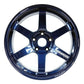 Volk Racing TE37 Saga S-plus Wheel Set 18x10 | 18x12 Mag Blue Nissan GT-R R35