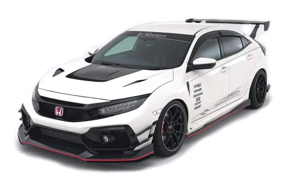 VARIS ARISING-II SIDE SKIRT + UNDERBOARD FOR 2017-19 HONDA CIVIC TYPE R [FK8]