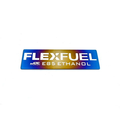 JDC Titanium E85 Ethanol/Flex Fuel Badge (Universal)