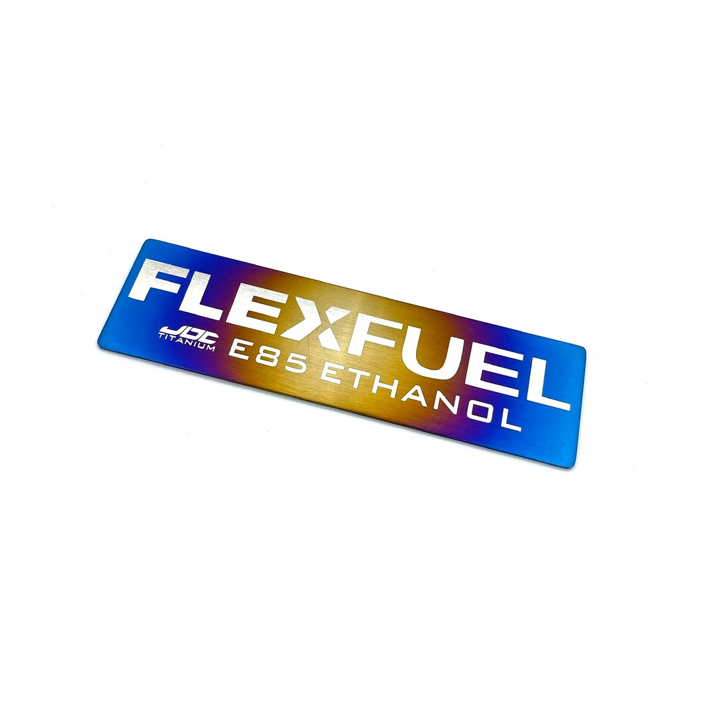 JDC Titanium E85 Ethanol/Flex Fuel Badge (Universal)