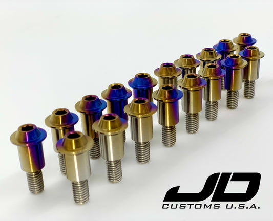 JDC Titanium Valve Cover Hardware Replacement Kit (Evo X)