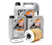 BMW 5W30 Oil Change Kit - Liqui Moly 11427512300KT4