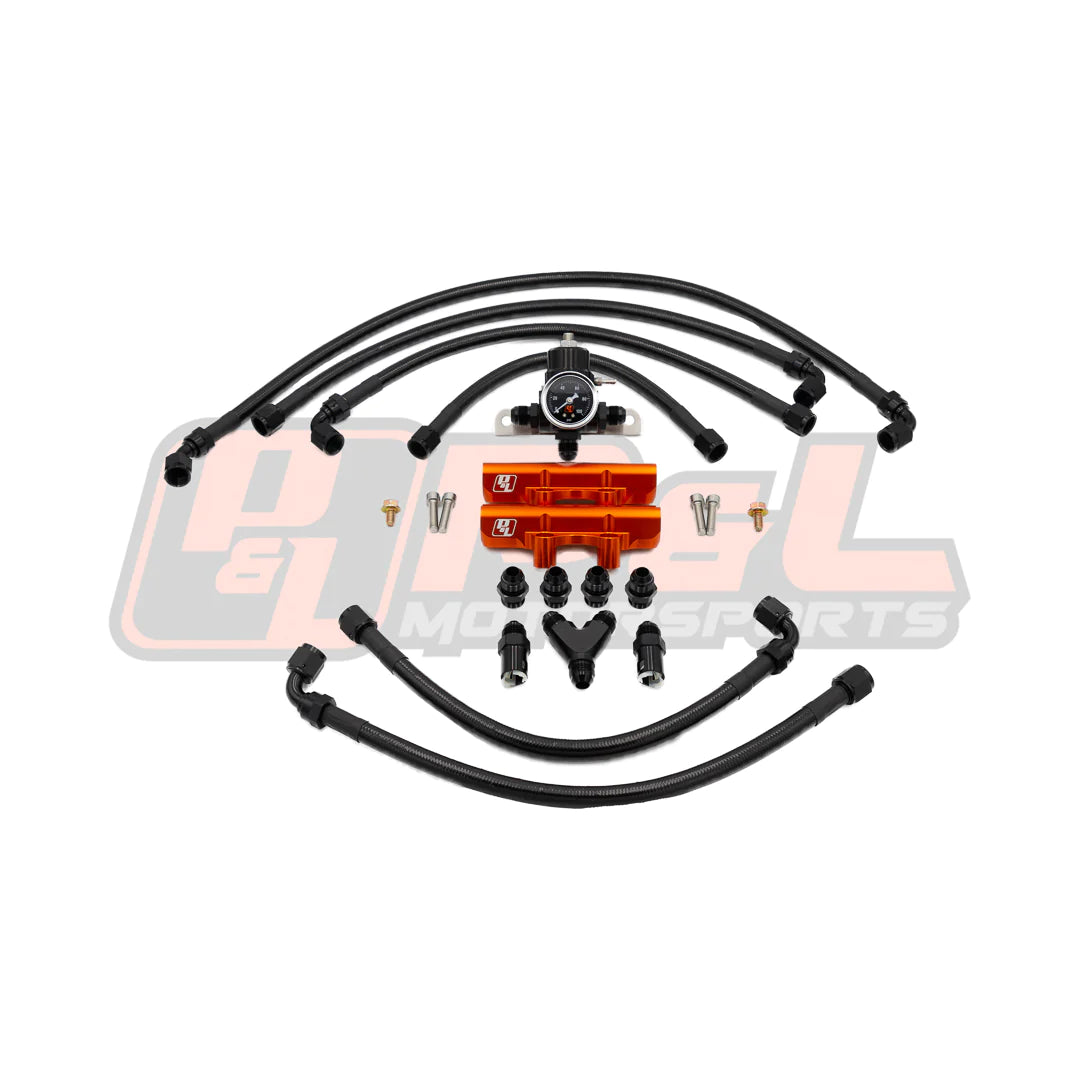 P&L Motorsports Subaru Top Feed Fuel Rail and Line Kit