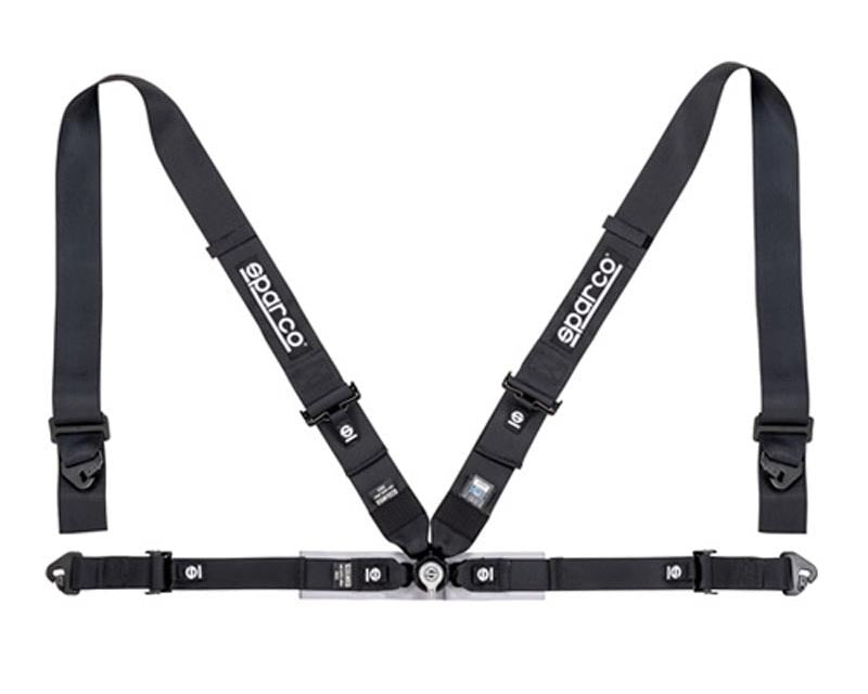 Sparco 4-Point 3|2 Inch Competition Harness Black