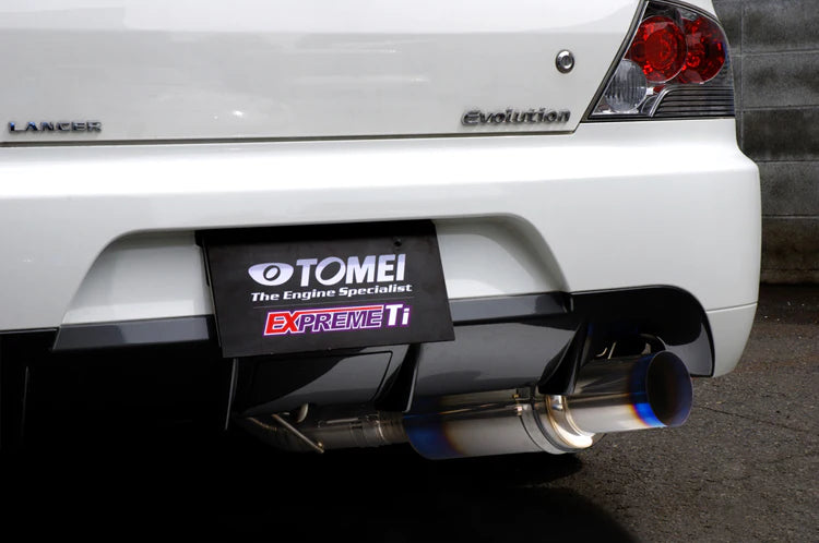 Tomei Expreme Ti Titanium Catback Exhaust System Mitsubishi Evolution VII - IX | 01-07 Jdm bumper exit