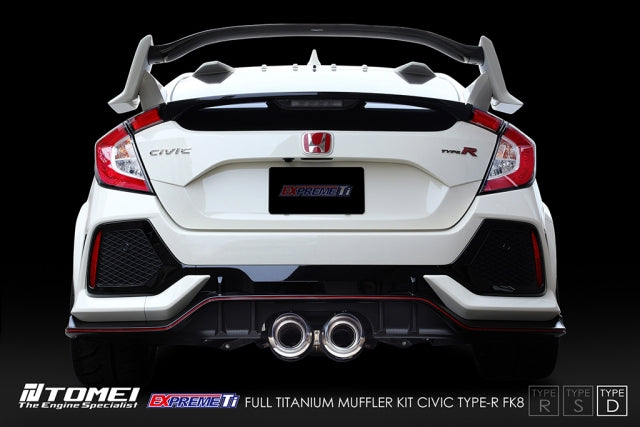 Tomei Expreme Ti Type D Titanium Catback Exhaust - Honda Civic Type R 2017+