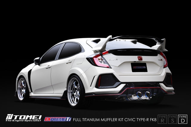 Tomei Expreme Ti Type D Titanium Catback Exhaust - Honda Civic Type R 2017+