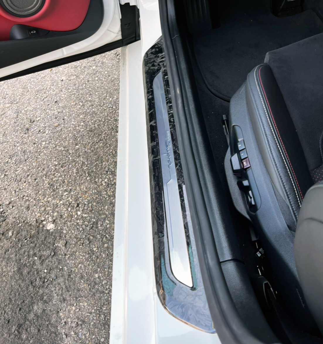 Rexpeed Forged Carbon Fiber Door Sill Cover (MK5 Supra)