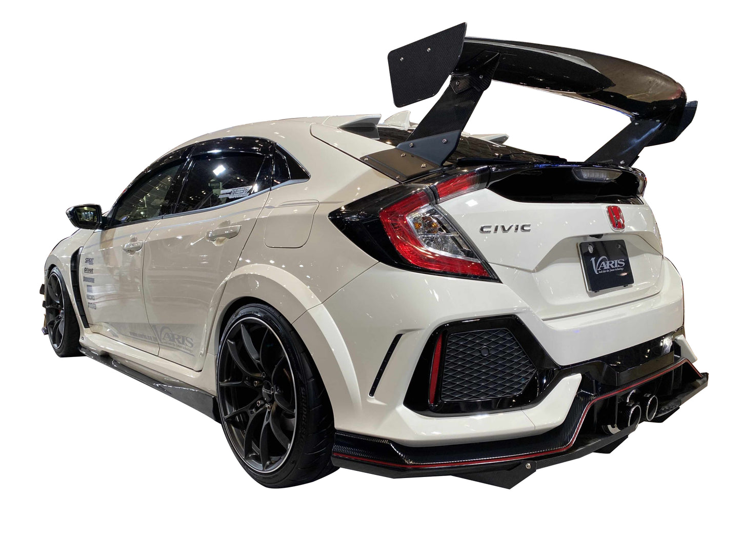 VARIS ARISING-II SIDE SKIRT + UNDERBOARD FOR 2017-19 HONDA CIVIC TYPE R [FK8]