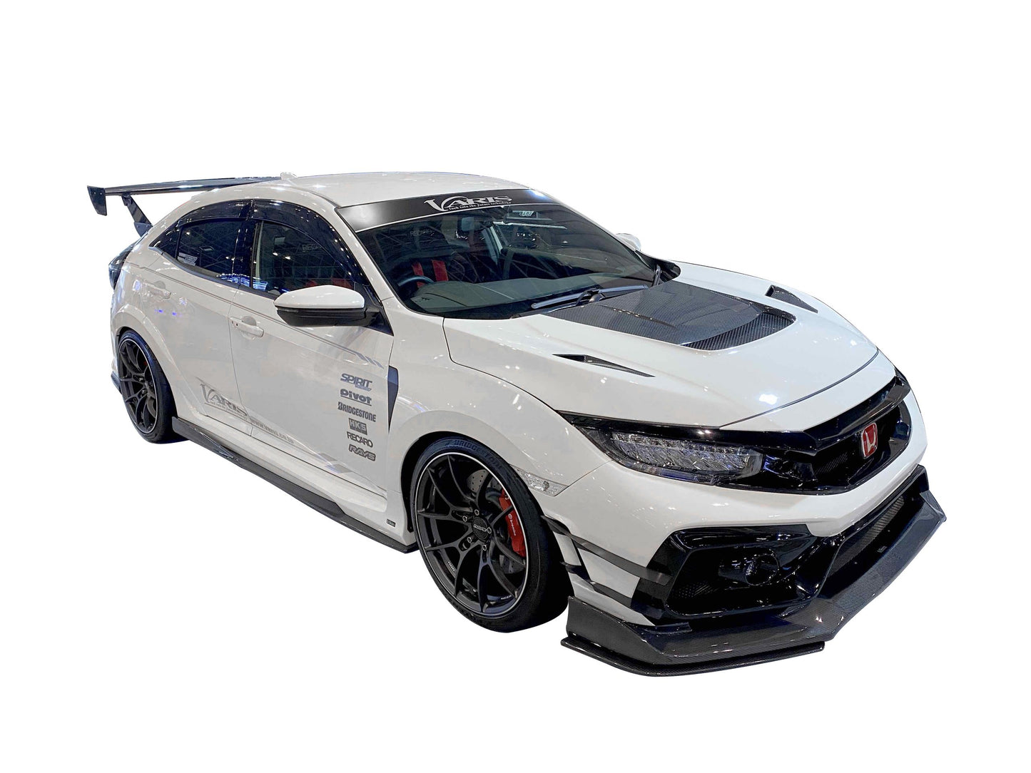 VARIS ARISING-II SIDE SKIRT + UNDERBOARD FOR 2017-19 HONDA CIVIC TYPE R [FK8]