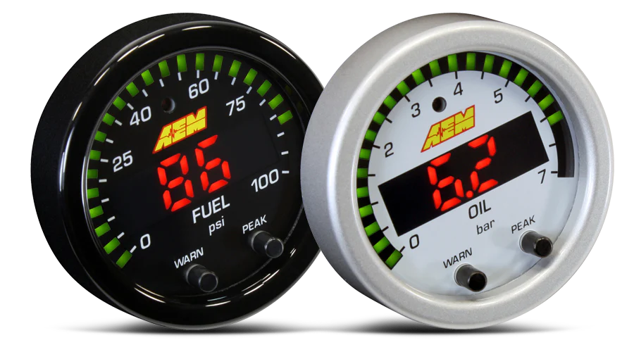 AEM Gauges X-Series Fuel/Oil Pressure Gauge