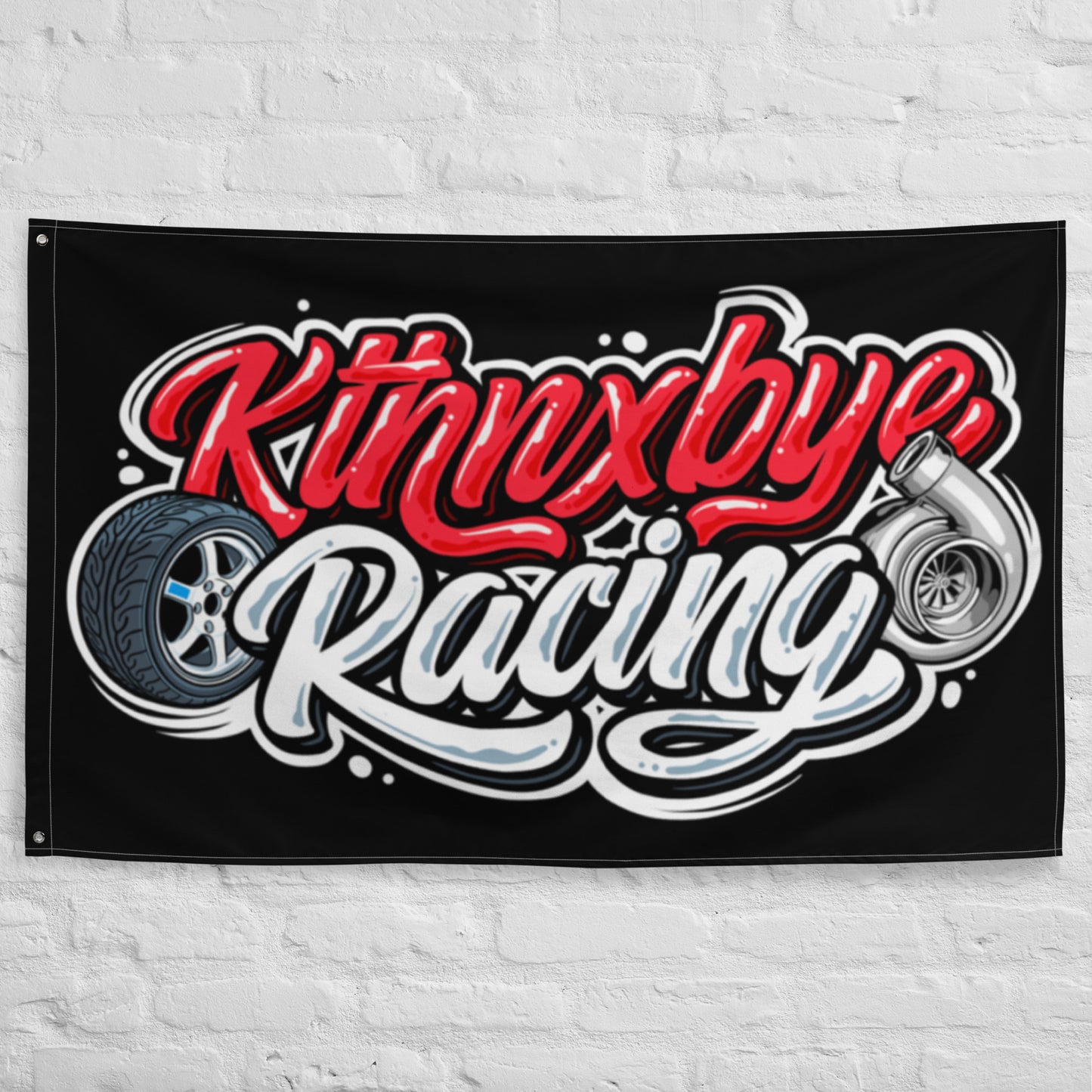 Kthnxbye racing flag