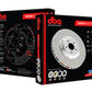 DBA Gold Front Drilled & Slotted 5000 Series 2 Piece Rotor | 2003-2006 Mitsubishi Lancer Evo 8/9