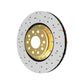 DBA Gold Front Drilled & Slotted 5000 Series 2 Piece Rotor | 2003-2006 Mitsubishi Lancer Evo 8/9