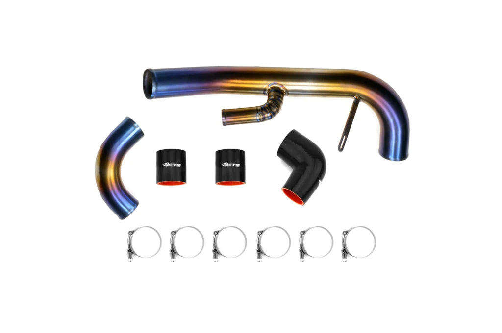 ETS Lower Intercooler Piping Kit (Burned Titanium) for Evo X