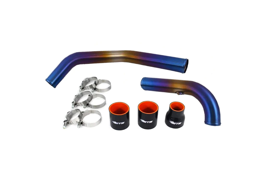 ETS Upper Intercooler Piping Kit (Burned Titanium) for Evo X