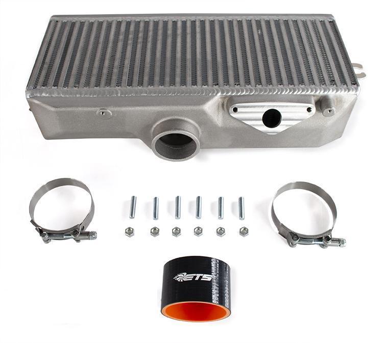 ETS Top Mount Intercooler Silver Core w/ Stencil - Subaru STI 2008-2020