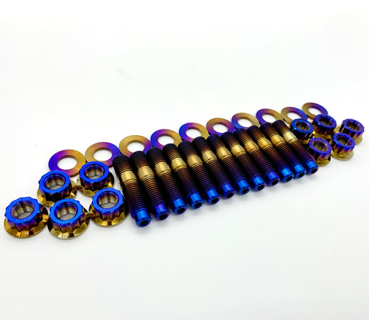 JDC Titanium Exhaust Manifold Stud Kit (Evo X) - JD Customs U.S.A