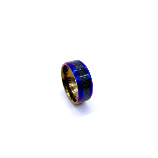 JDC Titanium Ring with Carbon Fiber Inlay