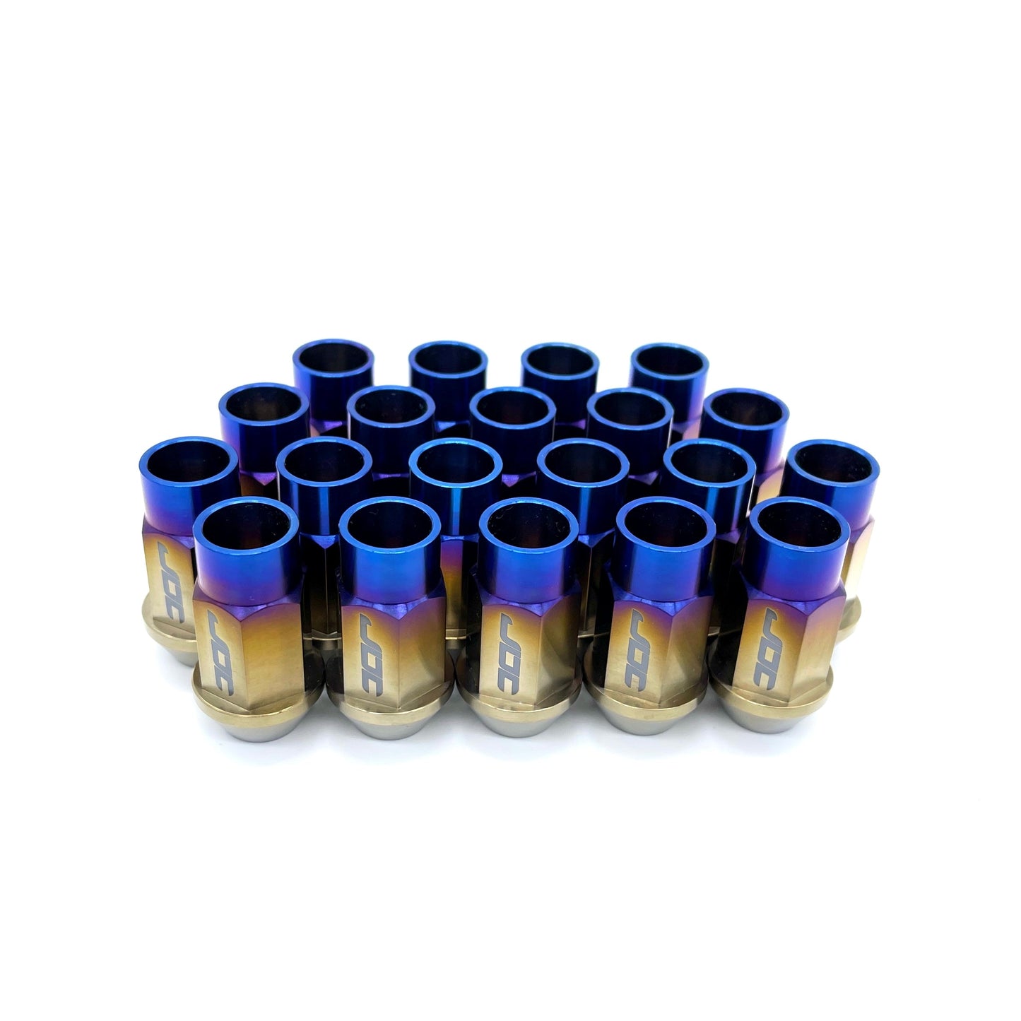 JDC Titanium Open-End Lug Nuts M12x1.25mm (Universal)