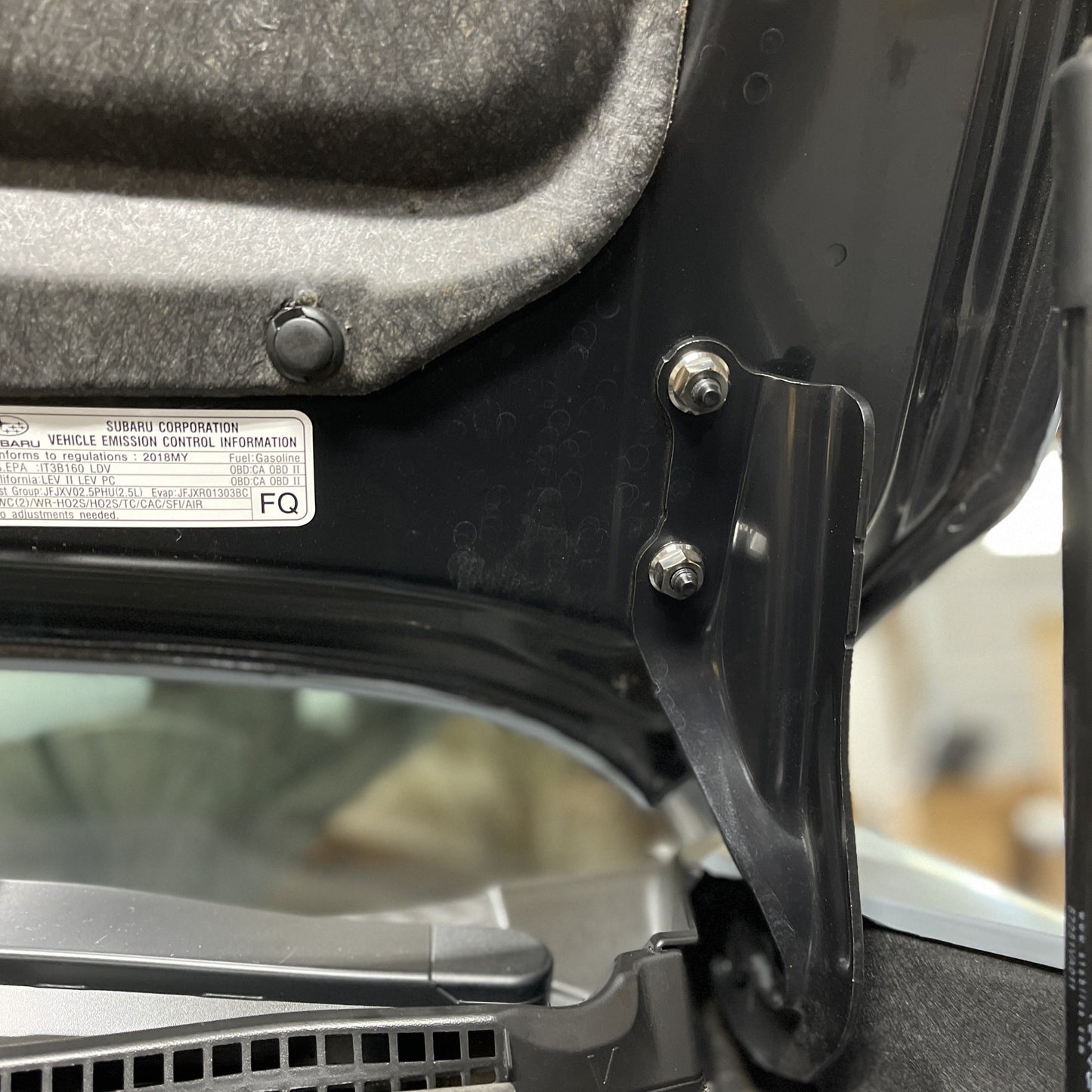 JDC Titanium Hood Bracket Hardware Mounting Kit (15+ WRX/STi)