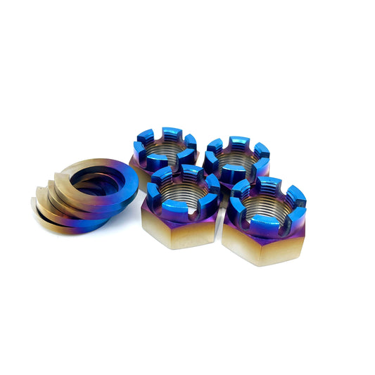 JDC Titanium Axle Nut Kit (Evo/DSM/ Multiple Mitsubishi Applications)