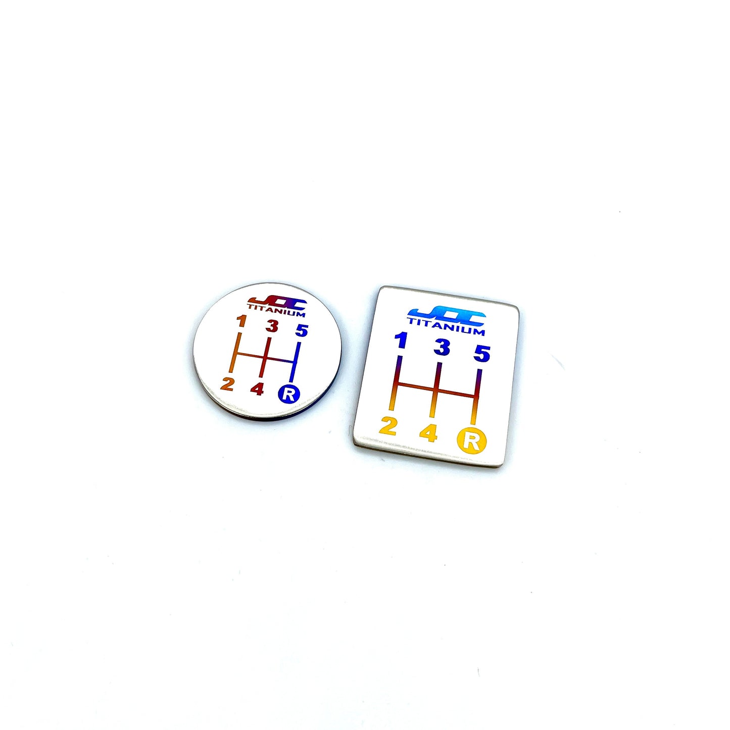 JDC Titanium Shift Pattern Badges (Universal)