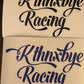 Kthnxbye Racing window sticker