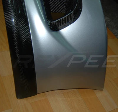 Rexpeed D-Style Carbon Fiber Front Lip (Evo 8)