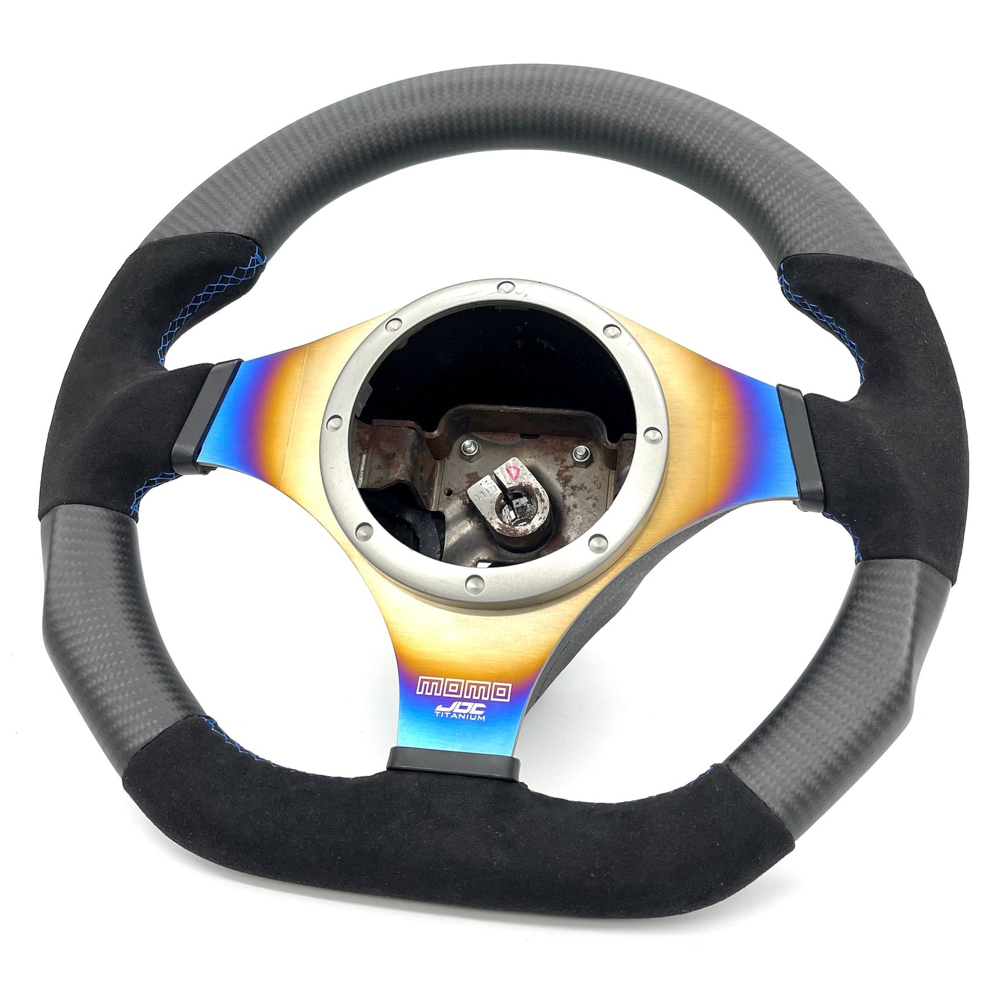 JDC Titanium Steering Wheel Overlay (Evo 7/8/9)