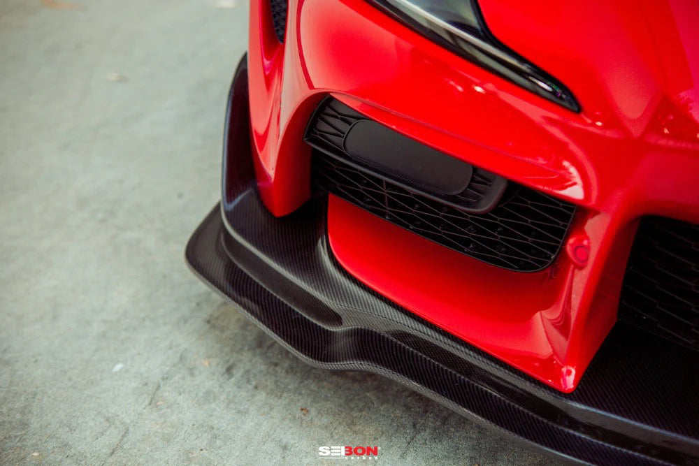 Seibon MB-Style Carbon Fiber Front Lip (20-21 GR Supra)