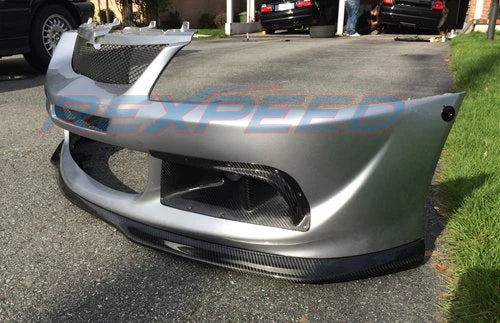 Rexpeed R-Type Carbon Fiber Front Lip Spoiler Mitsubishi EVO 8