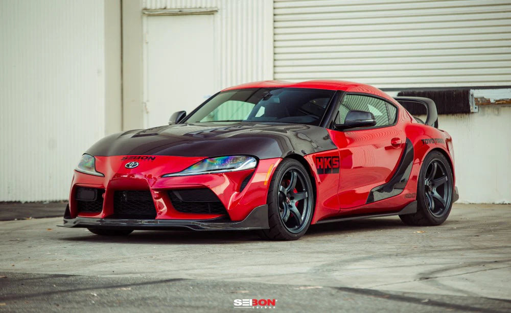 Seibon MB-Style Carbon Fiber Front Lip (20-21 GR Supra)